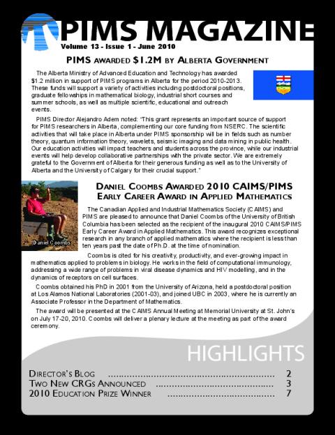 PIMS Newsletter, June 2010